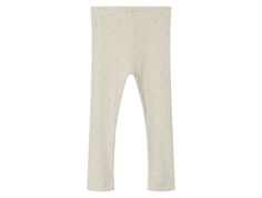 Lil Atelier birch dotted leggings